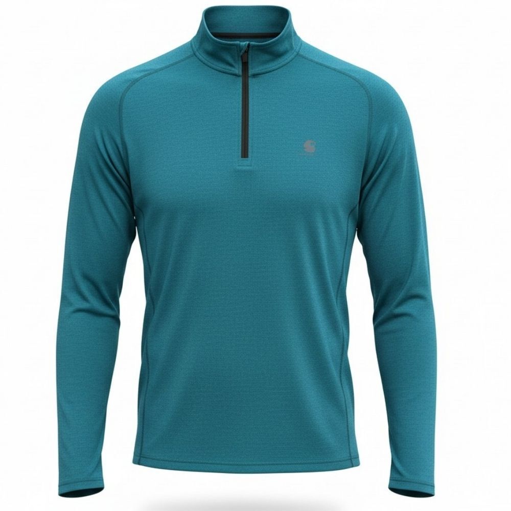 Carhartt Men's Blue Quarter-Zip Jacket